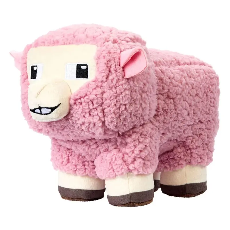 Minecraft Movie Pink Sheep Plush Figure – 20 Cm 1