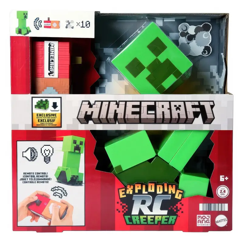 Minecraft Rc Exploding Creeper With Light & Sound Effects 1