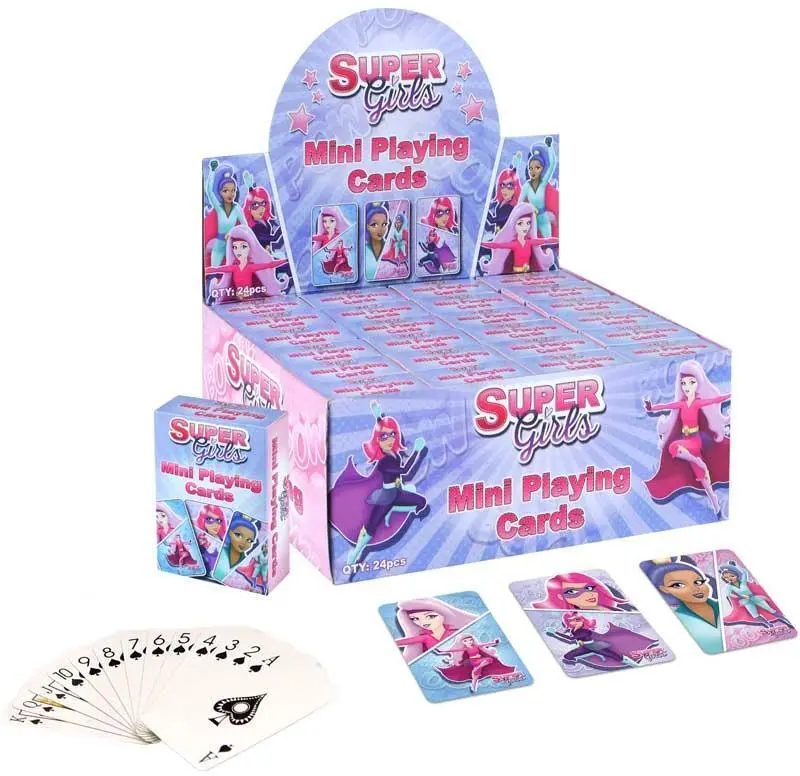 Mini Super Girl Trading Cards – Playful Stationery Assortment (6 × 4 Cm) 1