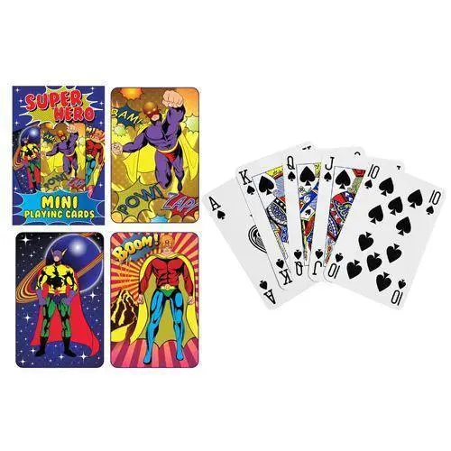 Mini Super Hero Trading Cards – Fun Stationery Collectibles (6 × 4 Cm) 1