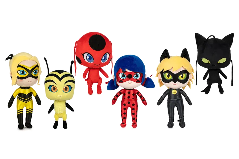 Miraculous Ladybug Plush – 30Cm Animated Character Toy (Assorted) 1