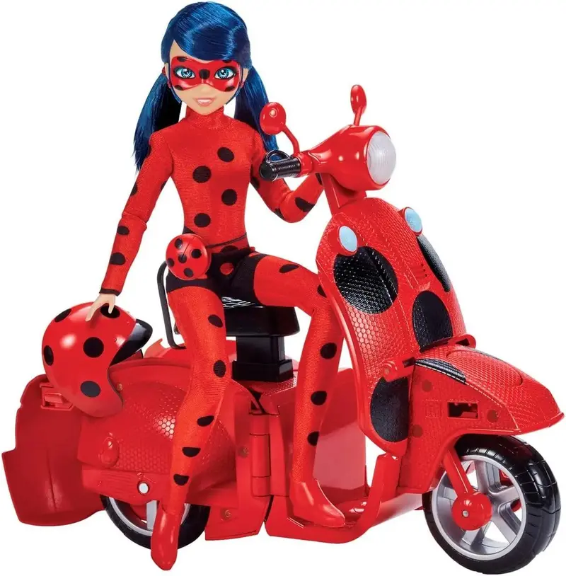 Miraculous Ladybug Switch & Go Scooter With Transforming Doll 1