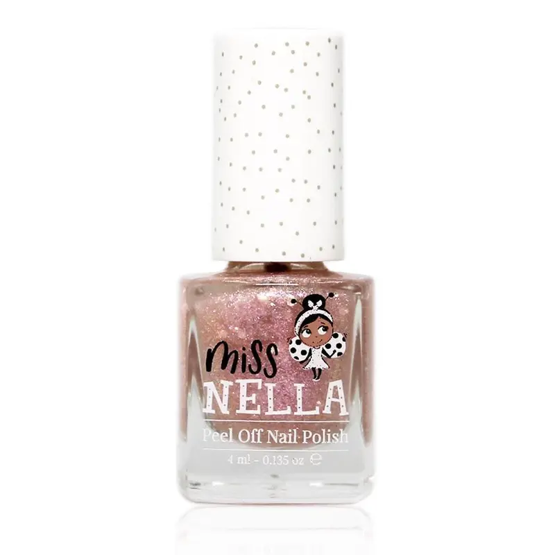 Miss Nella Abracadabra Peel-Off Nail Polish – Non-Toxic, Wash-Off Kids’ Nail Color (4Ml) 1