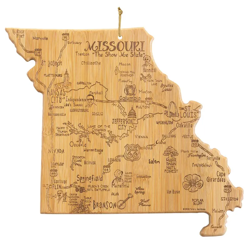 Missouri State Design Cutting Board – 11.75" X 13.5" 1