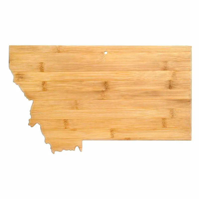Montana Wooden Cutting Board – 16" X 9.5" Premium Butcher Block Surface 1