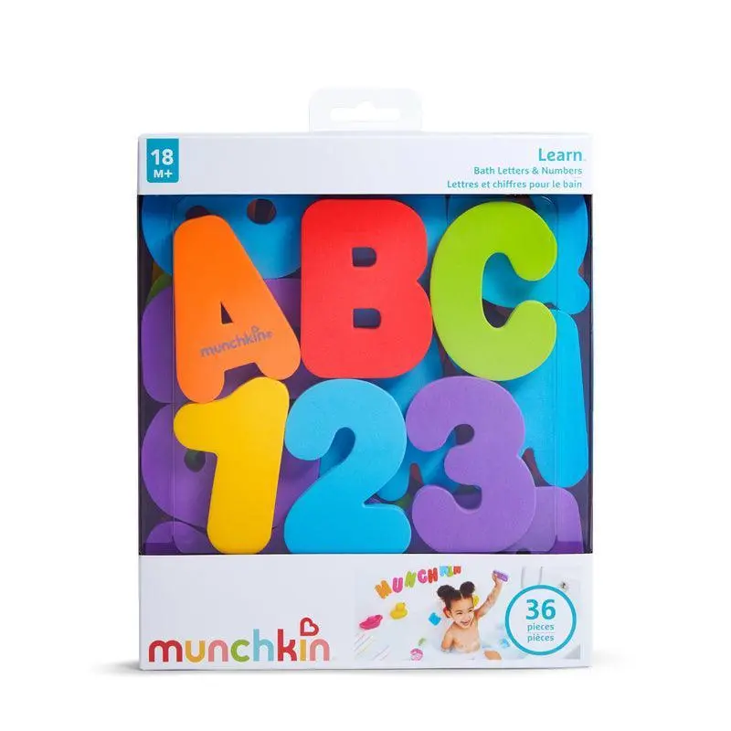 Munchkin Floating Bath Letters And Numbers Set 1
