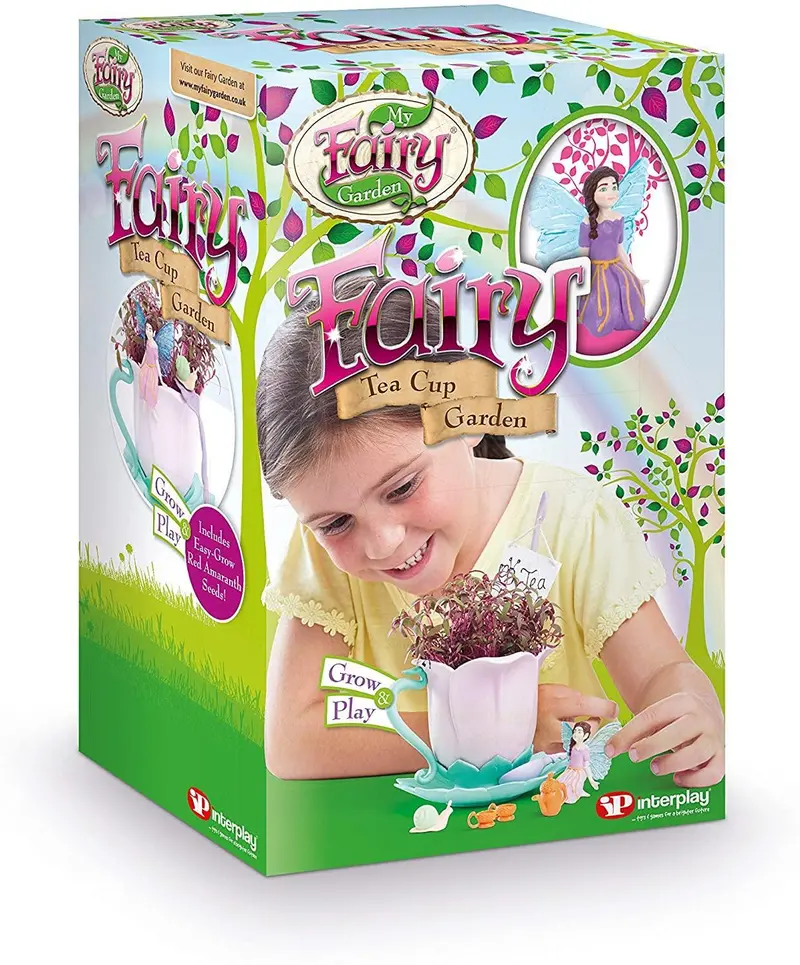 My Fairy Garden Tea Cup Fairy Garden – Miniature Outdoor Playset With Fairies And Decor 1