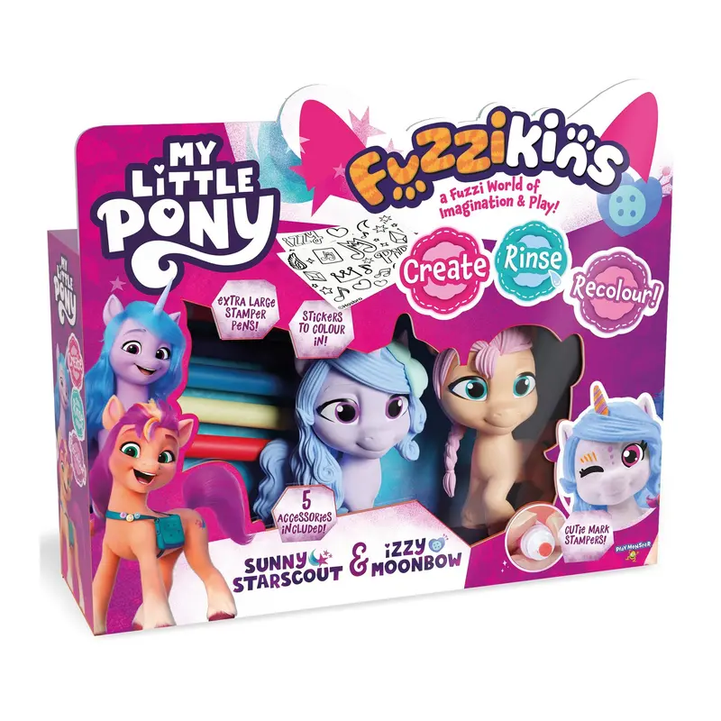 My Little Pony Fuzzikins Twin Set: Sunny Starscout & Izzy Moonbow 1