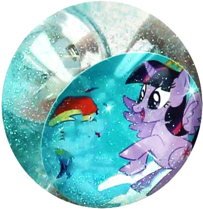 My Little Pony Glitter Water Ball – Light-Up Sparkle Toy (6 Cm) 1