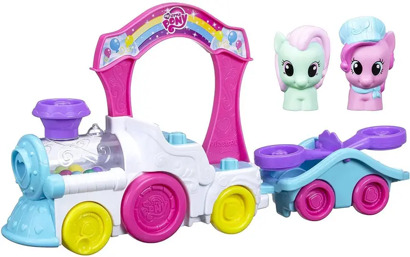 My Little Pony Pinkie Pie Pop-Along Train Toy With Moving Parts 1
