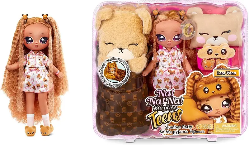 Na! Na! Na! Surprise Teens Lara Vonn Fashion Doll – Teddy Bear Theme Playset 1