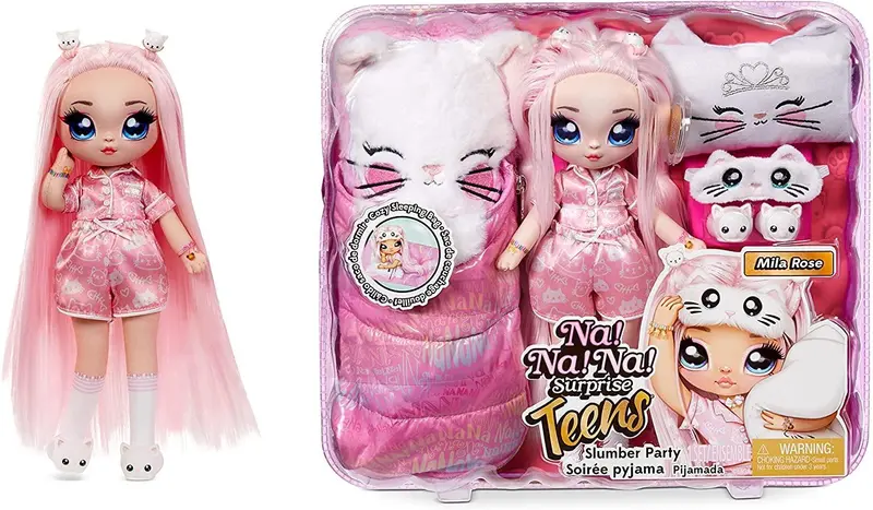 Na! Na! Na! Surprise Teens Mila Rose Fashion Doll – Persian Kitty Edition Playset 1