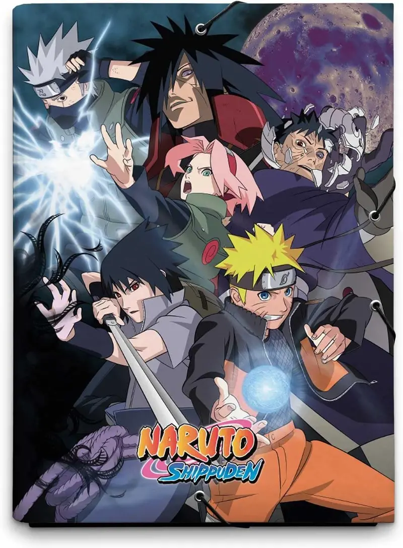 Naruto-Themed A4 File Folder – Anime-Inspired Office Supply 1