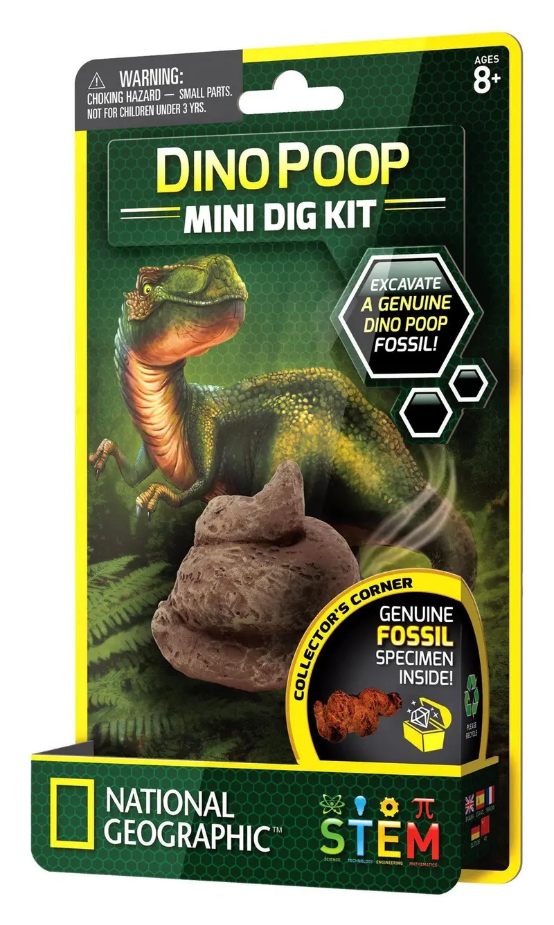National Geographic Dino Poop Mini Dig Kit – Fossil Excavation Science Activity 1