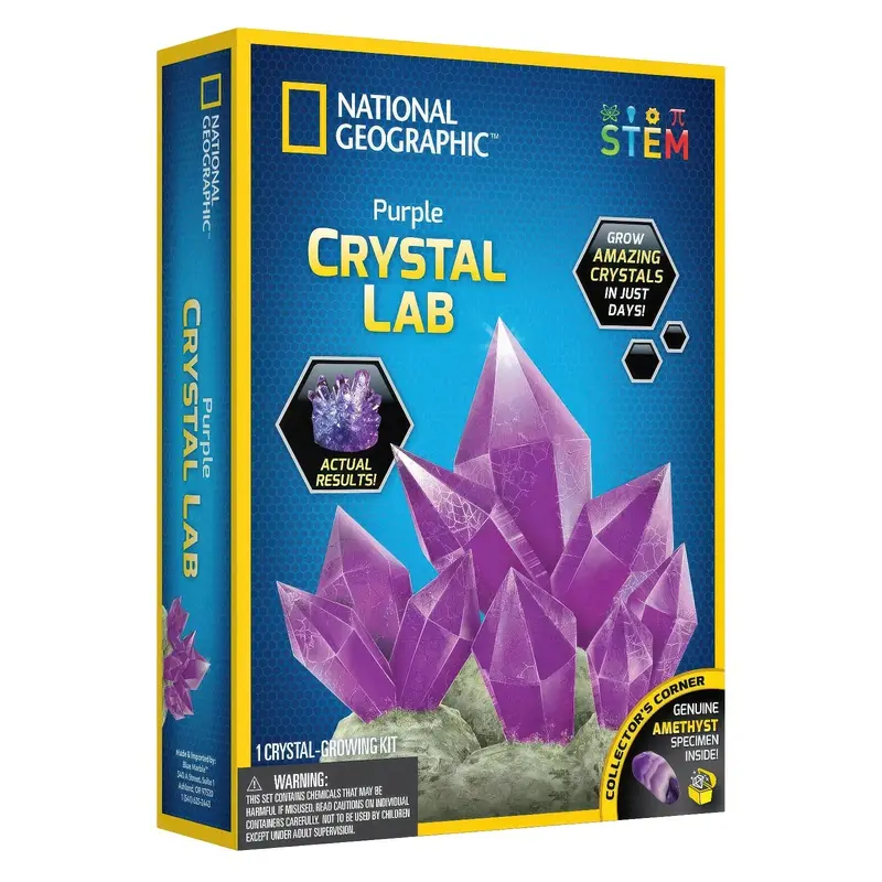 National Geographic Glow-In-The-Dark Amethyst Crystal Lab Kit 1