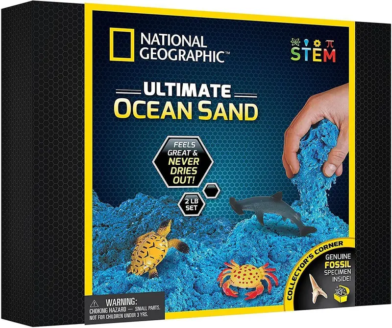 National Geographic Ultimate Ocean Sensory Sand – Non-Toxic & Reusable 1