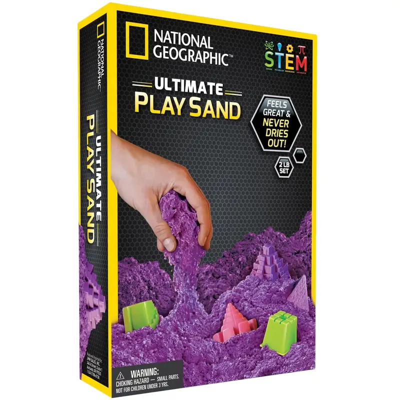 National Geographic Ultimate Purple Sensory Play Sand 1