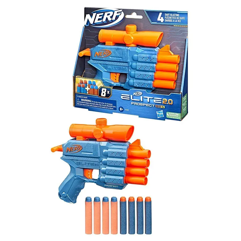 Nerf Elite 2.0 Prospect Qs-4 Blaster 1