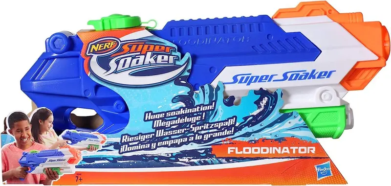 Nerf Floodinator Super Soaker – High-Capacity Water Blaster 1