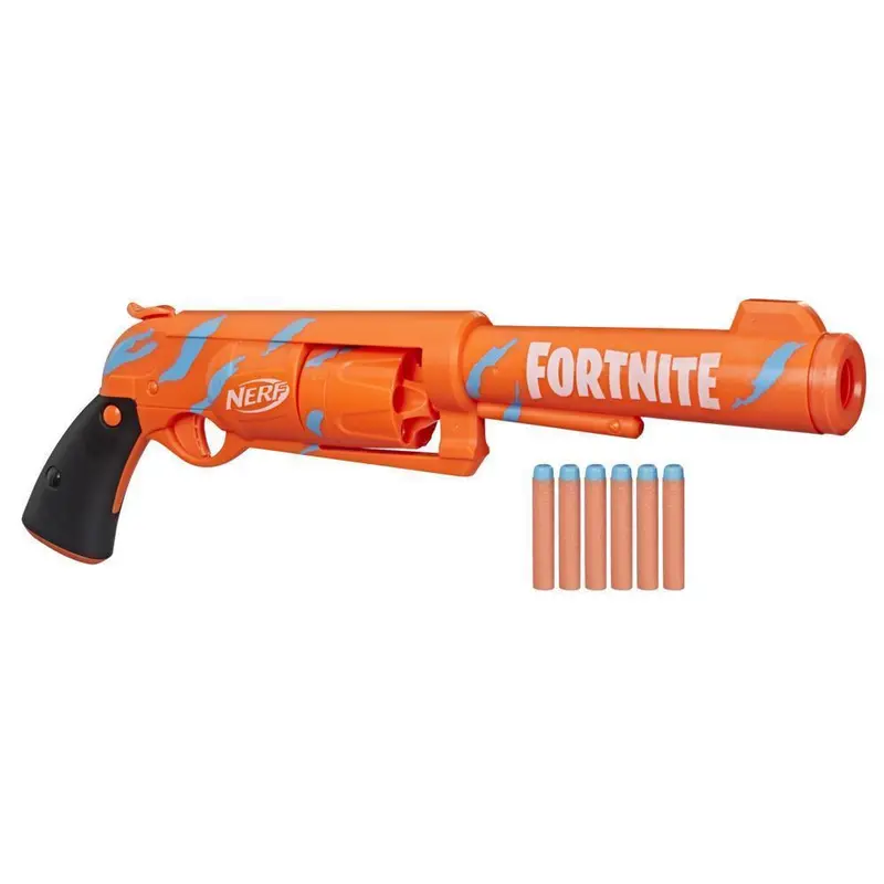 Nerf Fortnite Blaster – 6-Shot Elite Dart Shooter With Clip 1