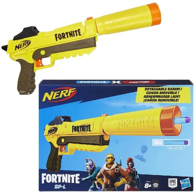 Nerf Fortnite Sp-L Elite Dart Blaster – E6717Eu4 Rapid-Fire Toy Gun 1