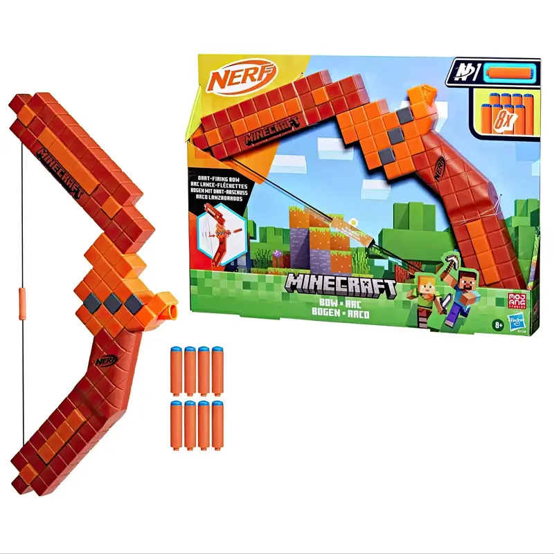 Nerf Minecraft-Themed Bow Dart Blaster 1