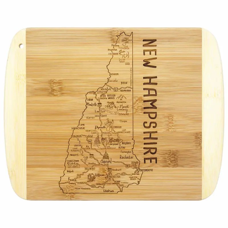 New Hampshire-Themed 11" X 8.75" Cutting Board – "A Slice Of Life" Line 1