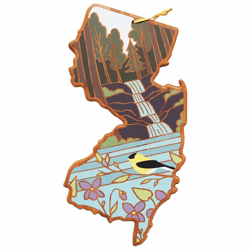 New Jersey Shore-Inspired Cutting Board – Custom Art By Summer Stokes 1