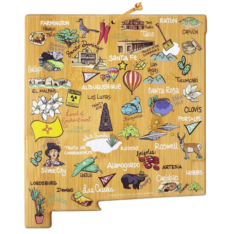 New Mexico Artisan Cutting Board Inspired By Fish Kiss Creativity 1