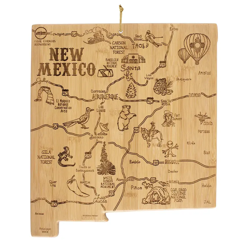 New Mexico Silhouette Cutting Board – 11.75" X 13.5" 1
