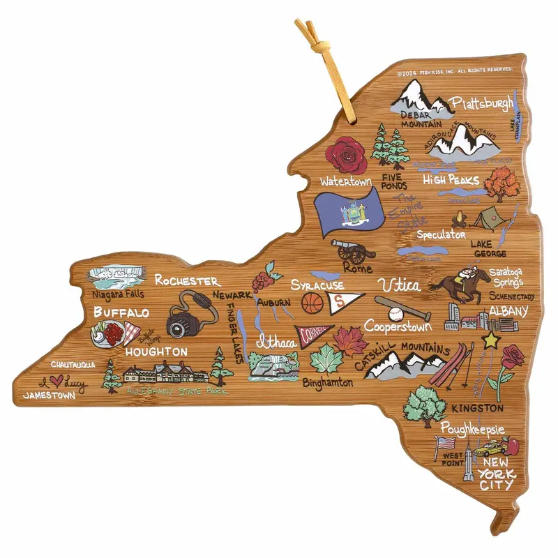 New York Metro-Themed Cutting Board Created By Fish Kiss 1