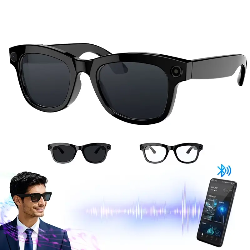 Next-Gen Ai Smart Glasses Featuring 8K Video, On-Device Chatgpt, Touch Interface, And Bluetooth Playback 1
