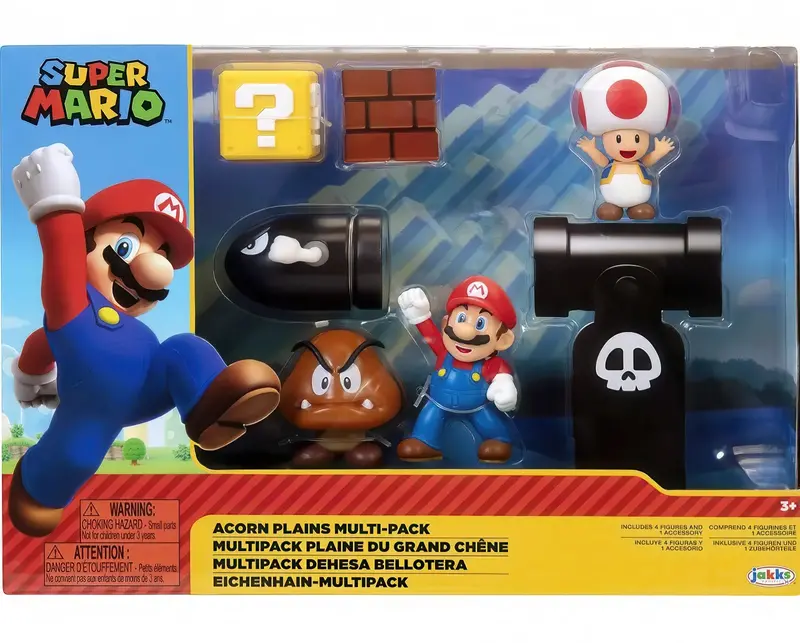 Nintendo Super Mario Acorn Plains Set – Themed Collectible Figures 1