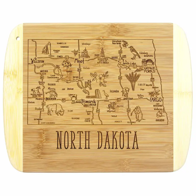 North Dakota-Crafted 11" X 8.75" Cutting Board – "A Slice Of Life" Series 1