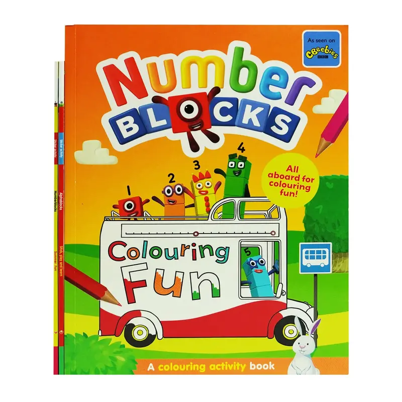 Numberblocks Colouring & Sticker Activity Books — Variety Pack 1