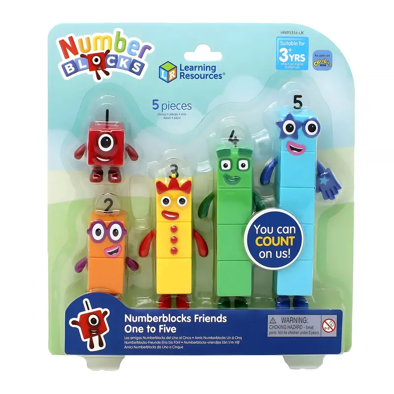 Numberblocks Friends 1–5 Character Set For Number Sense 1