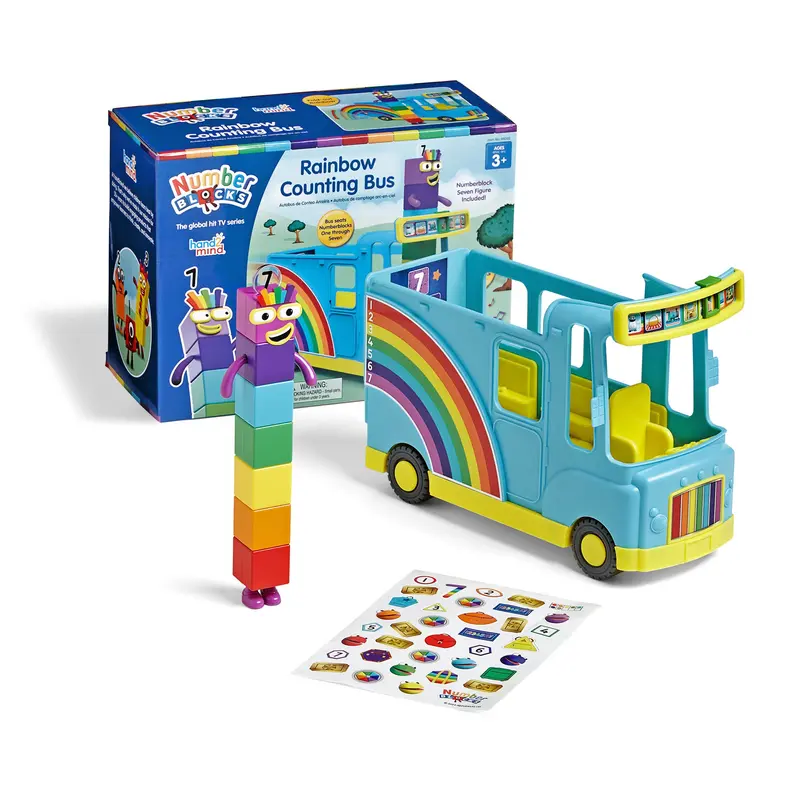 Numberblocks Rainbow Counting Bus – Hand2Mind Educational Toy 1