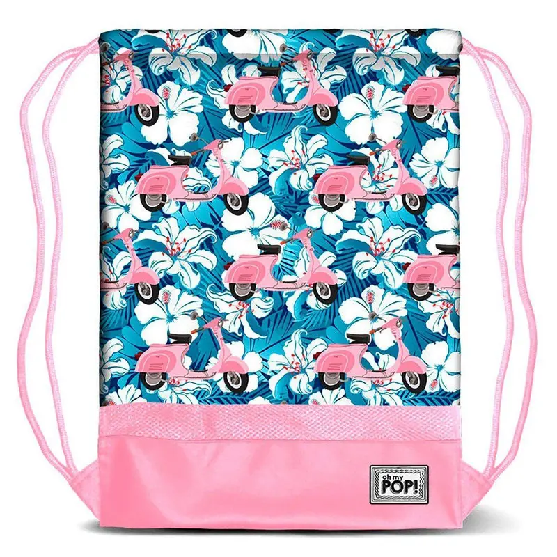Oh My Pop Scooter Graphic Drawstring Gym Bag – 48 Cm 1