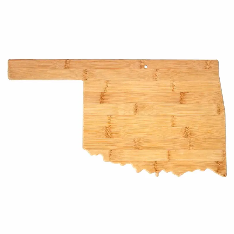 Oklahoma Grain Cutting Board – 16.75" X 9" Durable End-Grain Style 1
