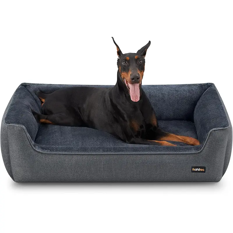 Orthopedic Dog Bed With Removable, Machine-Washable Cover And Non-Slip Base 1