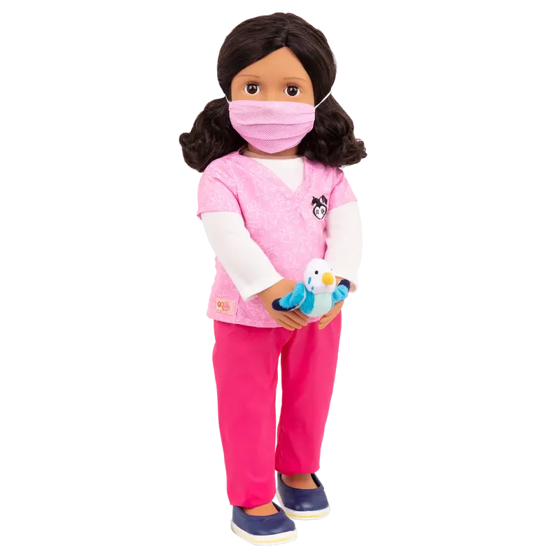 Our Generation 46Cm Vet Doll With Pet Care Playset 1