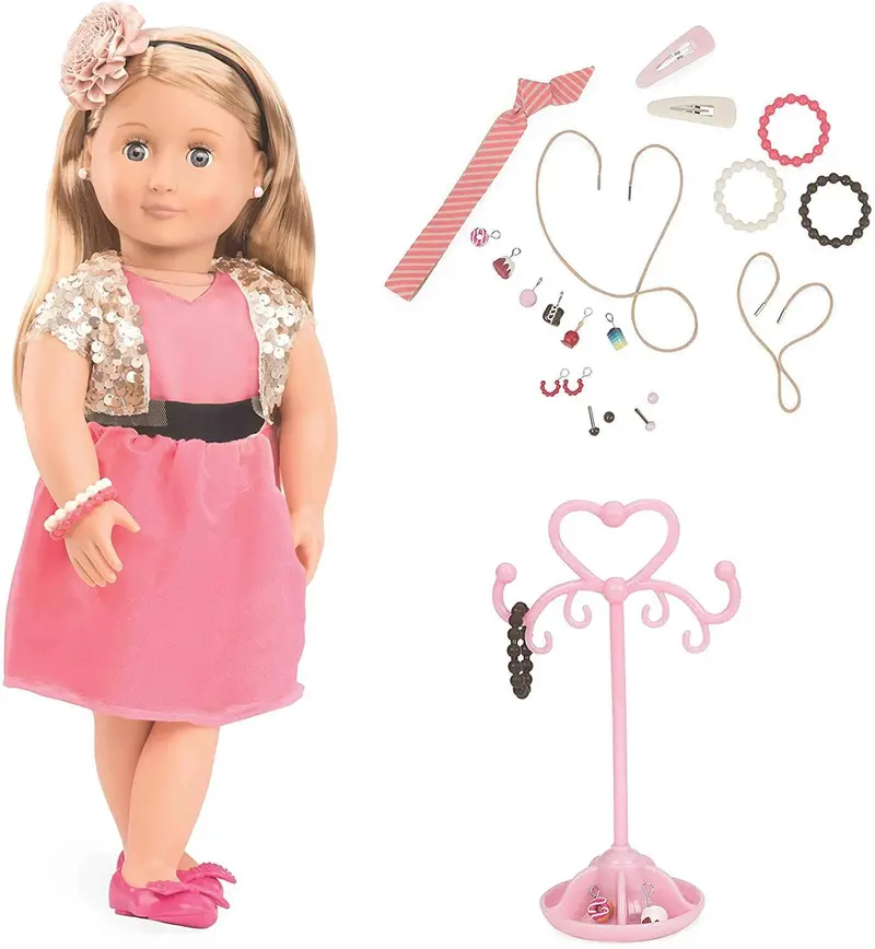 Our Generation Audra Jewellery Doll – 18-Inch Fashion Figure With Accessories 1