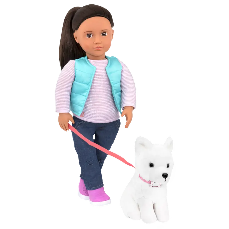 Our Generation Cassie Doll & Pet Set – 46Cm Deluxe Edition 1