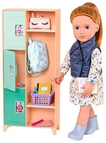 Our Generation Classroom Locker Play Set For Dolls 1