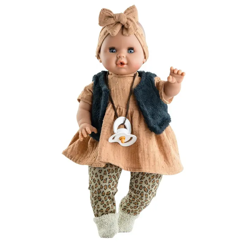 Paola Reina Sonia Doll – 32Cm Caramel Dress Design 1