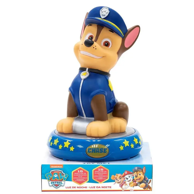 Paw Patrol Chase 3D Led Night Light – 25 Cm Animated Bedtime Lamp 1