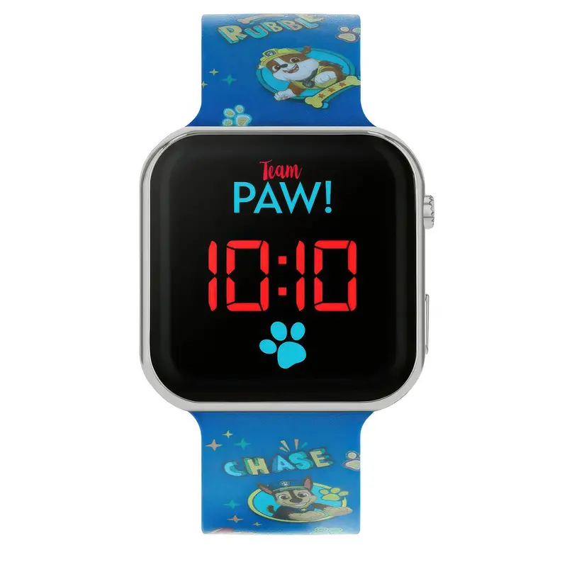 Paw Patrol Digital Led Watch With Blue Silicone Band 1