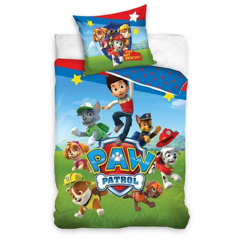 Paw Patrol Microfiber Duvet Cover For Single Bed (90 Cm) 1