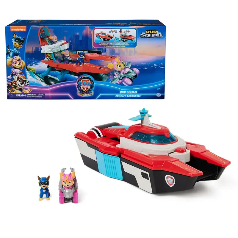 Paw Patrol Pup Squad Marine Hq – Playset With Sound Effects And Moving Parts 1