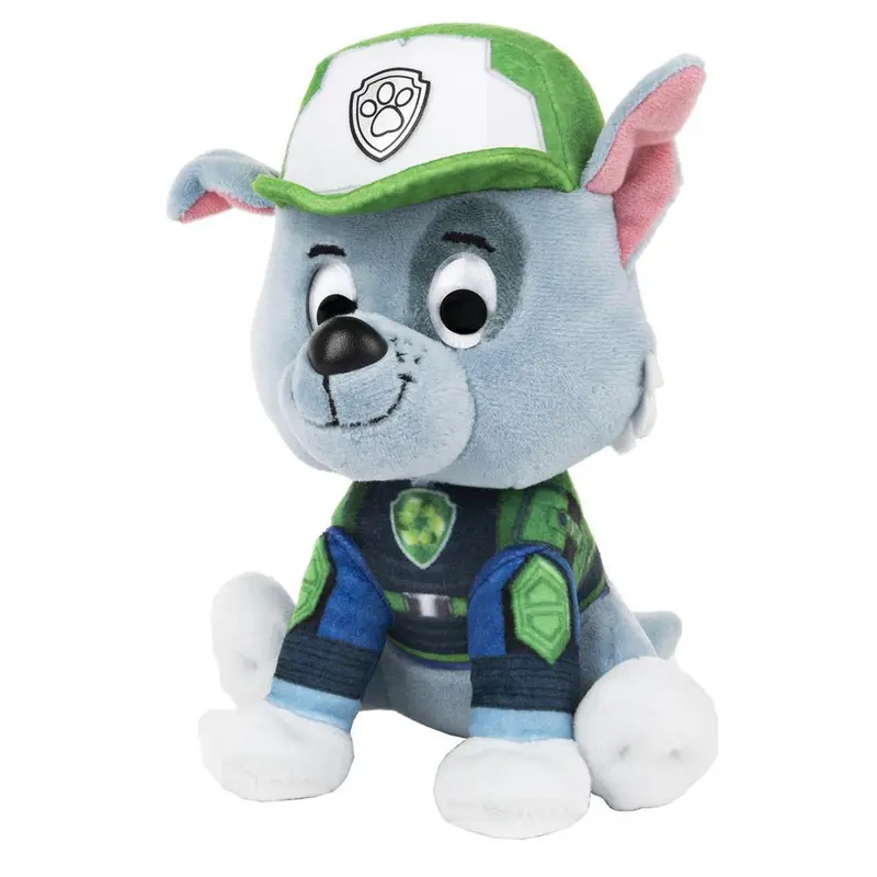 Paw Patrol Rocky Plush – 15Cm Eco-Friendly Recycling Pup Toy 1